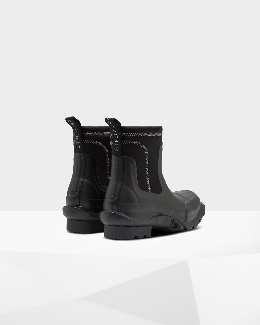 Hunter Mujer Stella Mccartney X - Botas Chelsea Negras - 053-BFOMQV